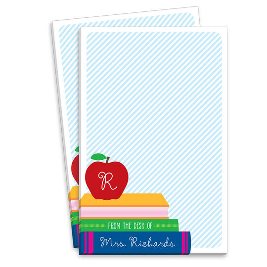 Blue School Books Notepads